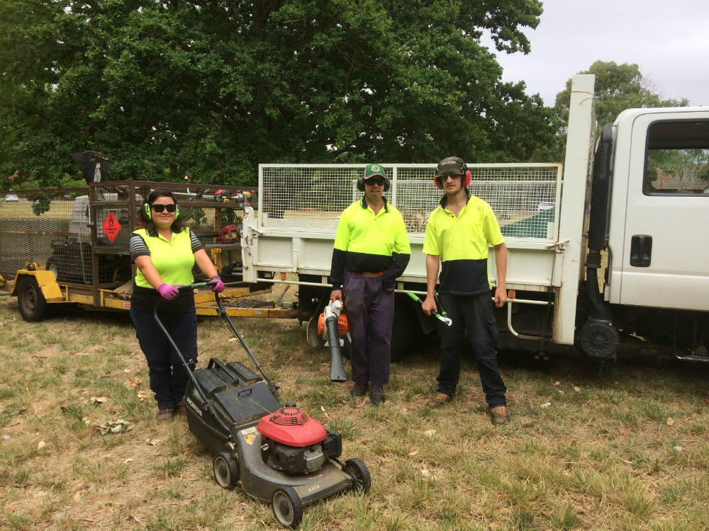 Our teams are headed by experienced horticulturalists Koomarri's Garden Maintenance team
